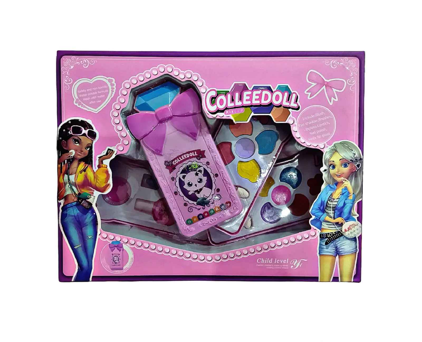 مجموعة مكياج الأطفال "Colleedoll" - لعالم مليء بالألوان والإبداع!