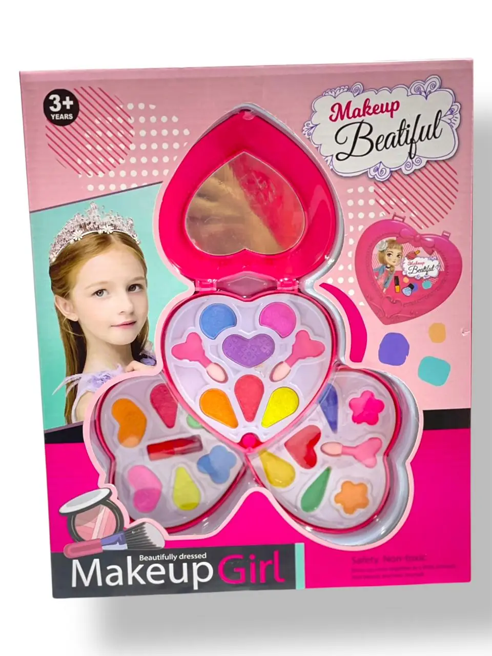 علبة مكياج علي شكل علبه