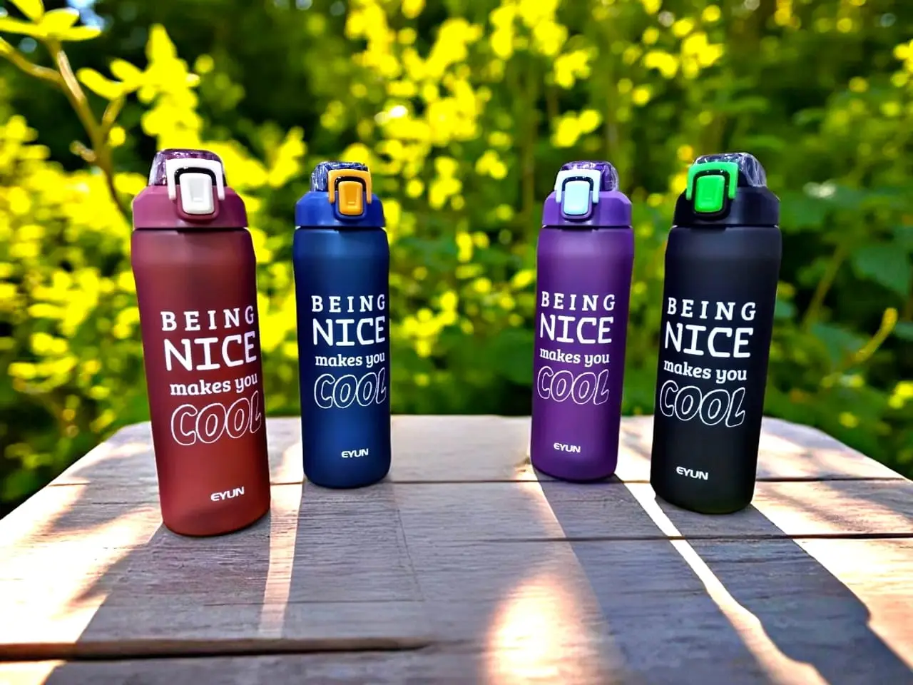 زجاجه EYUN بغطاء عادي  1000 ML