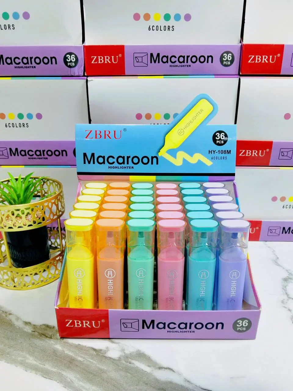 (عروض) 6 قطعة قلم تحديد - كود 238