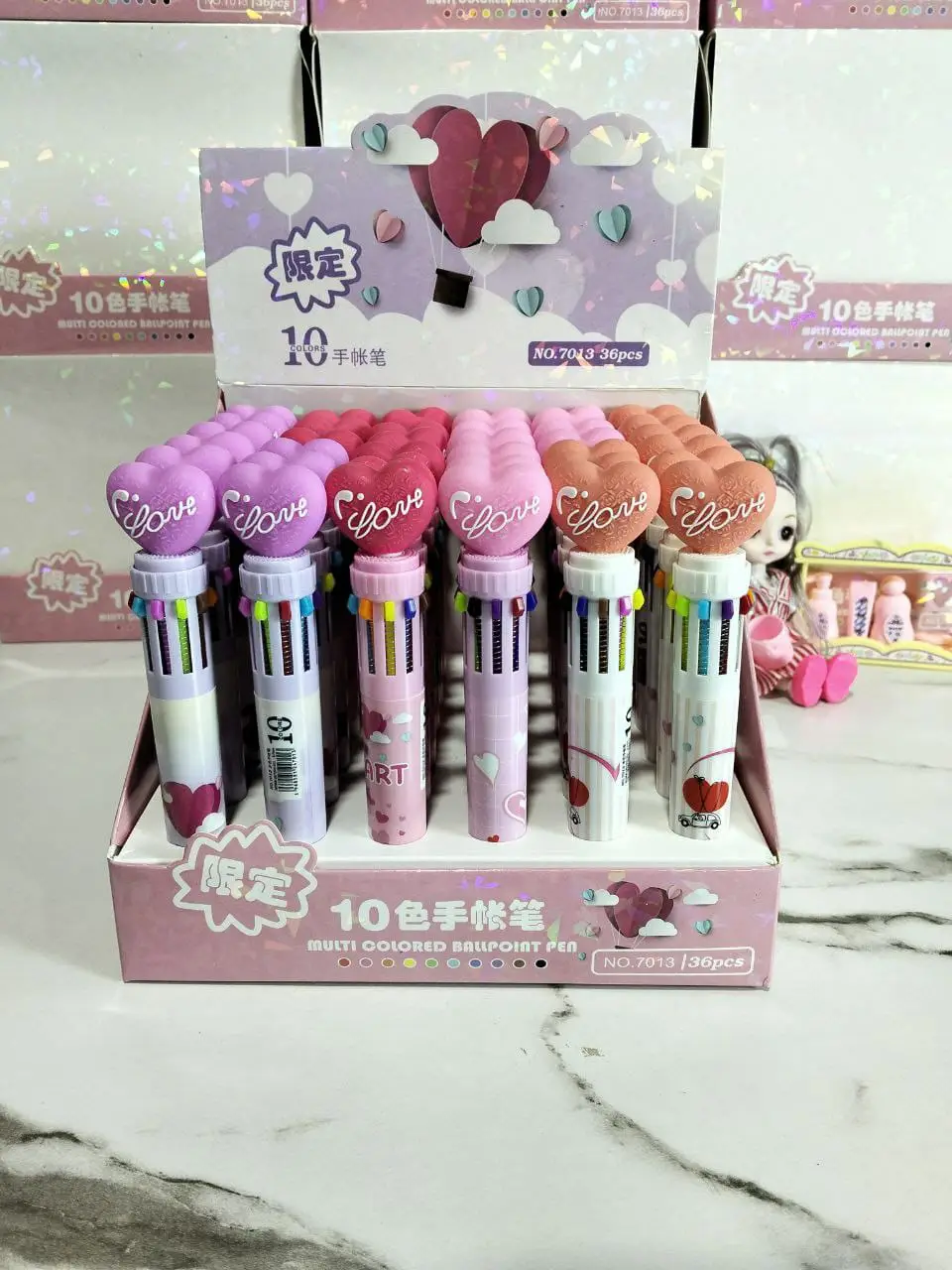 (عرض) 4 قطعة قلم متعدد 10 لون - كود2