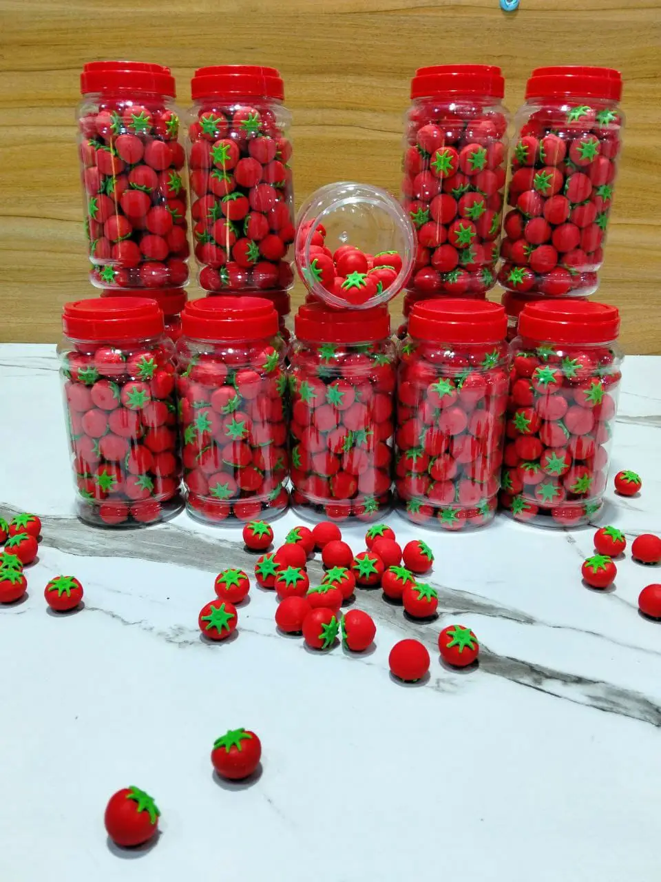 (عرض) 10 قطع ممحاة أشكال فواكهه - كود 204