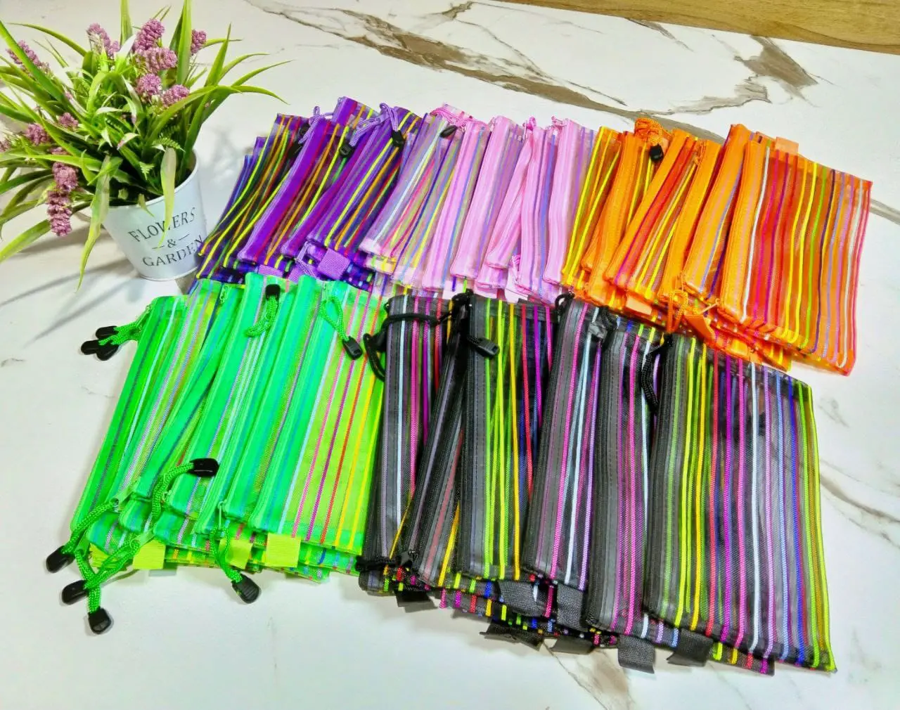 ( عرض ) 3 قطعة مقلمة قماش سوستة - كود 58