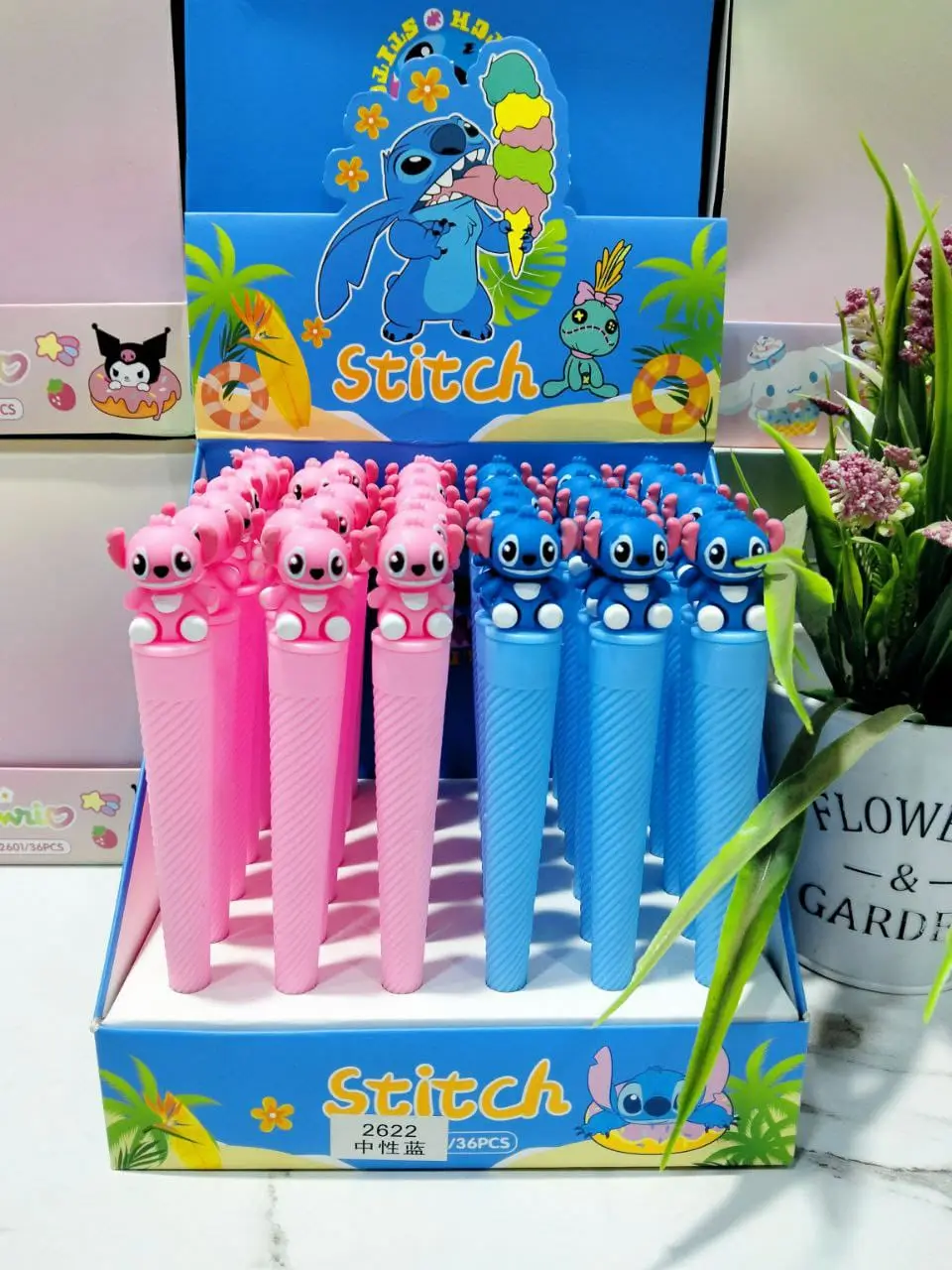 ( عرض ) 4 قطعة قلم جيل اشكال عريض كود 300-2