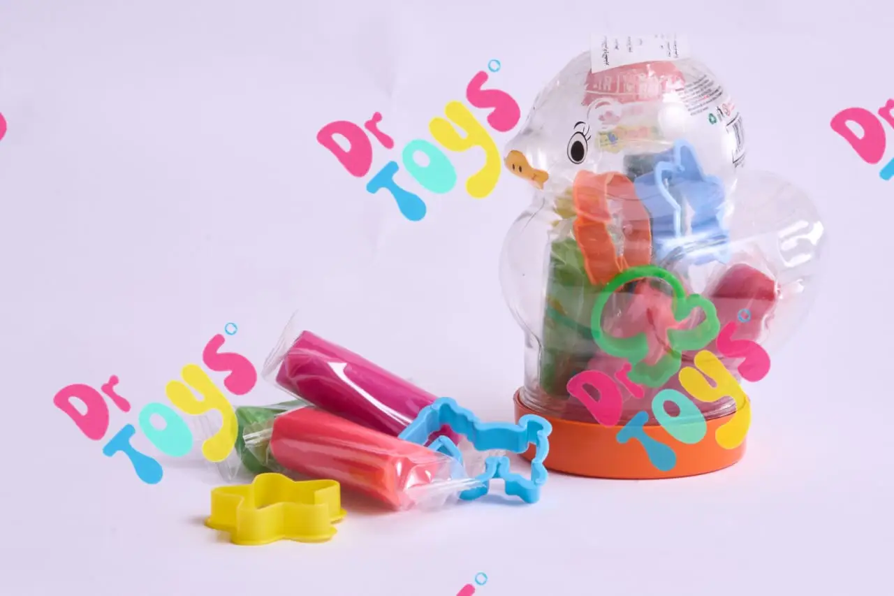 معجون اطفال بطة 6 قطع (عرض) 2 علبة